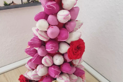 Schokoerdbeeren Turm