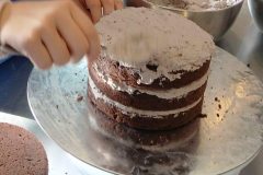 Stapeln und Einstreichen