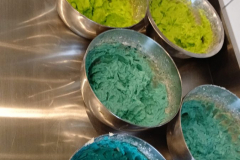 Bunte Buttercreme für Monster