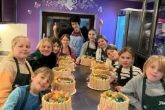 Alle stolz auf die Pooltorte