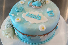 Baby Torte in Blau