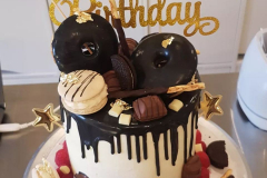 Schokotorte mit Donuts